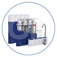 4-stage RO water filtration system, equipped with TFC-70F-TW RO membrane and the latest TWIST type filter cartridges