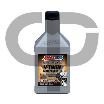 20W-50 Amsoil Synthetic V-Twin Motorcycle Oil